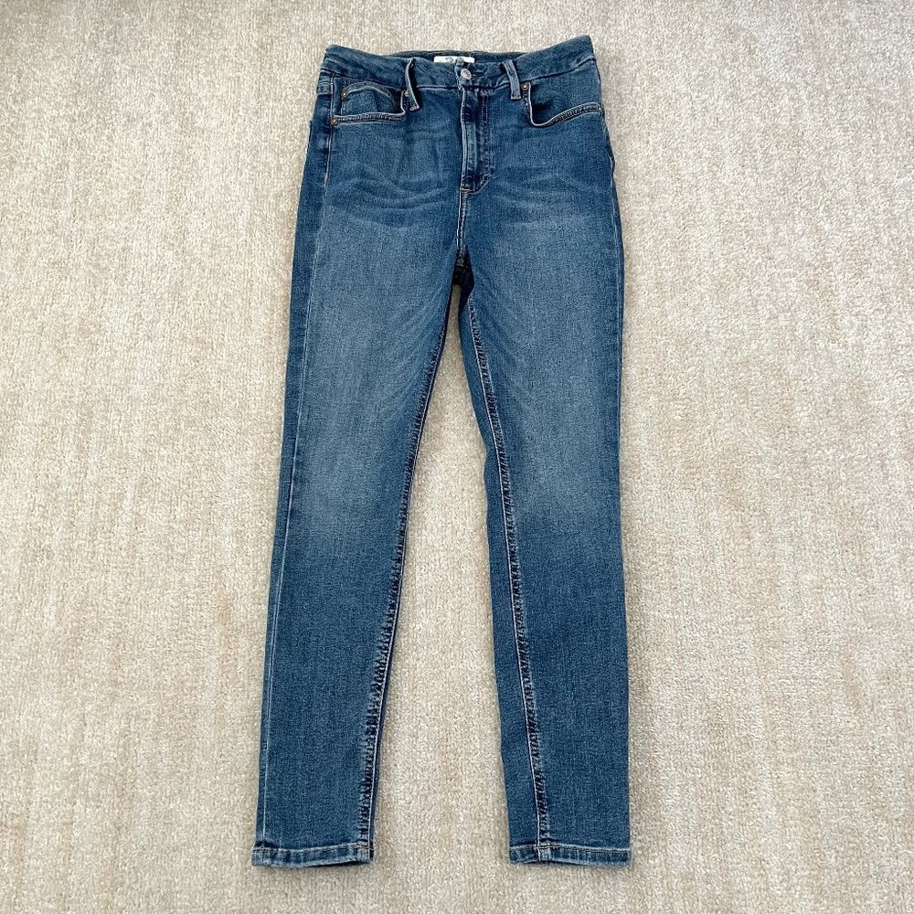 Free People We The Free Krissy High Rise Skinny Jeans 30 Blue